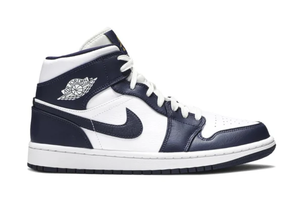 Replica Air Jordan 1 Mid 'Obsidian' reps shoes