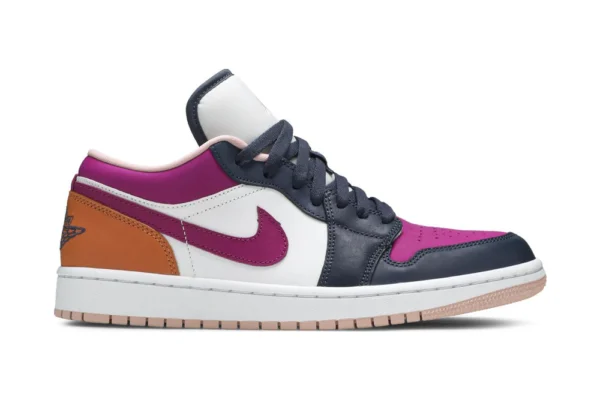 Wmns Air Jordan 1 Low SE 'Mismatched - Purple Magenta' REPS Shoes