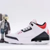 The Air Jordan 3 Retro Fire Red Denim, 1:1 top quality reps shoes. Material and shoe type are 100% accurate.