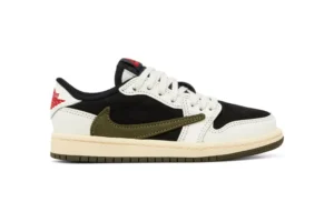 Travis Scott x Air Jordan 1 Low OG PS 'Olive' (child) REPS Shoes