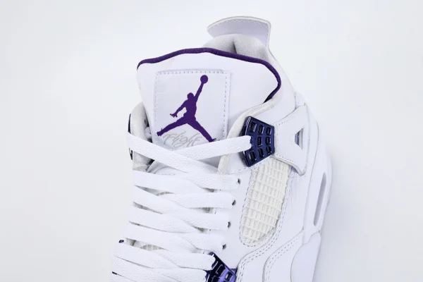 air jordan 4 retro purple metallic reps 3