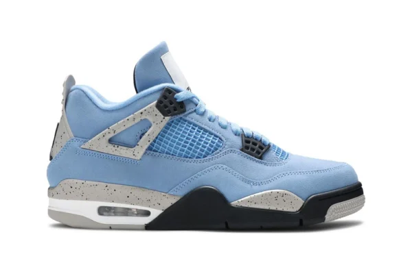 The Reps Air Jordan 4 Retro University Blue, 1:1 original material and best details. Shop now for fast shipping!