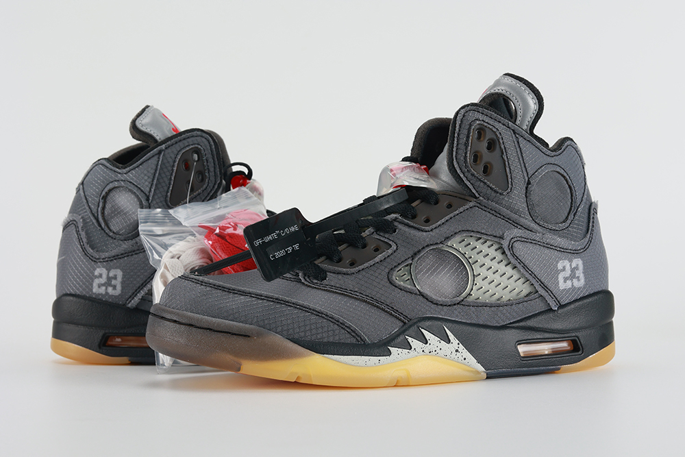 Off-White x Air Jordan 5 Retro SP 'Muslin' Replica