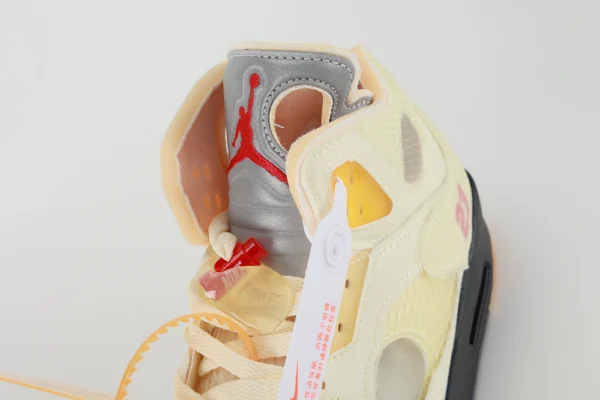 off white x air jordan 5 sp sail replica 5