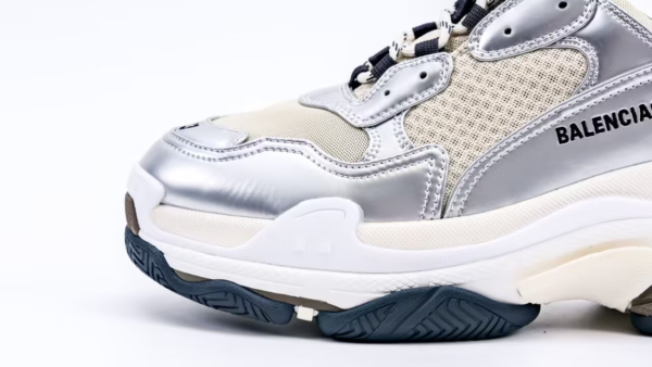 Balenciaga Triple s Beige Silver6