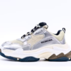 Replica Balenciaga Triple s Beige Silver Reps Shoes