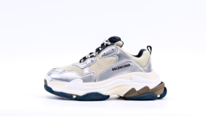 Replica Balenciaga Triple s Beige Silver Reps Shoes