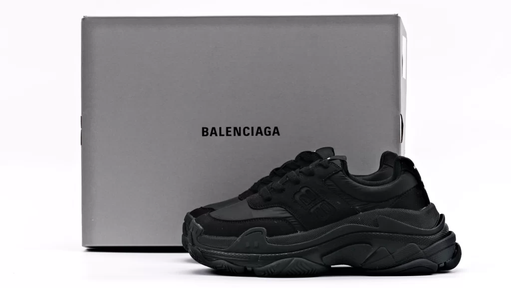 Replica Balenciaga Triple S Nylon Blue Reps Shoes