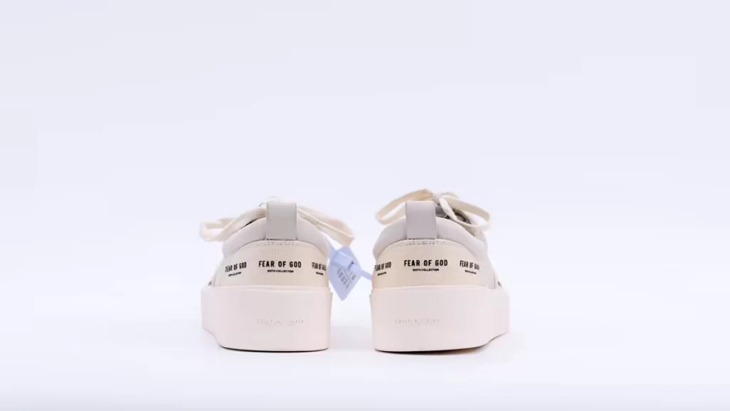 Replica Fear of God 101 Lace up White Print Reps