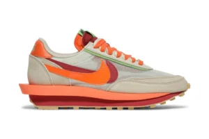 Sacai x Clot x NK LDWaffle 'Net Orange Blaze' Reps Shoess