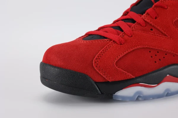 Replica of the Air Jordan 6 Retro 'Toro Bravo' sneakers