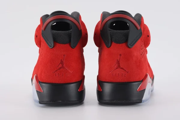 Replica of the Air Jordan 6 Retro 'Toro Bravo' sneakers