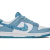 Dunk Low SB Blue Paisley Replica Shoes