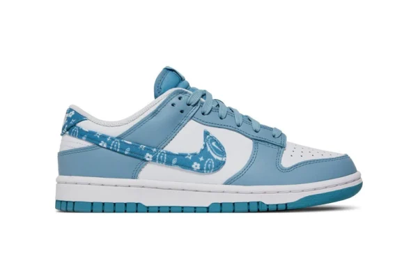 Dunk Low SB Blue Paisley Replica Shoes