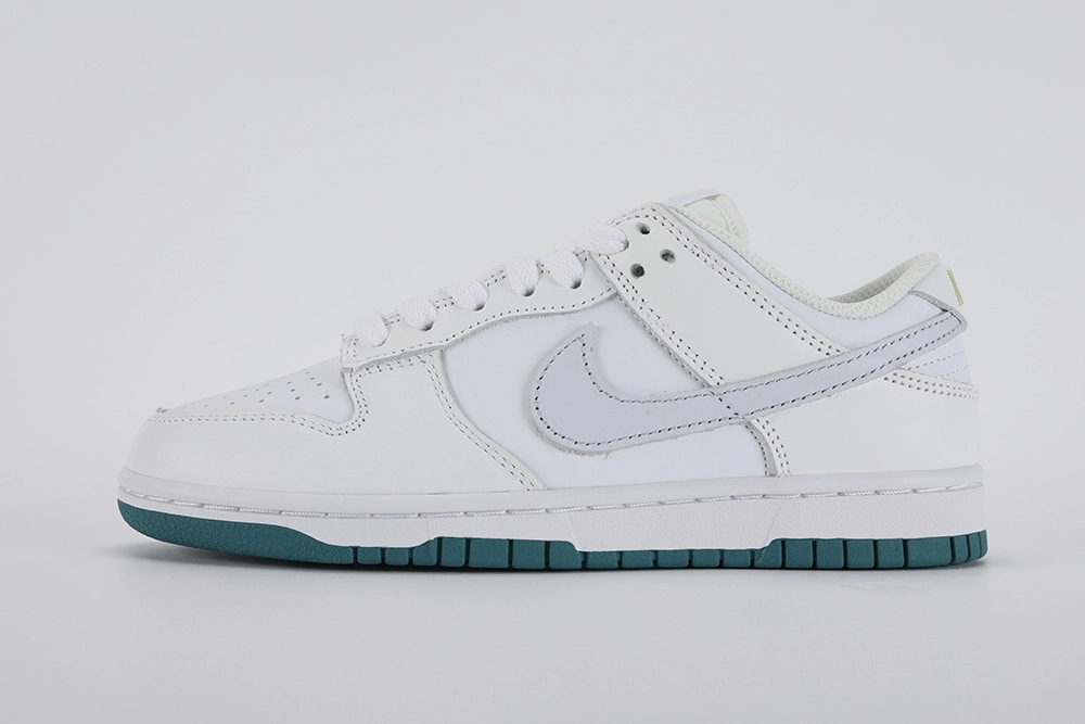 Dunk Low GS 'White Grey Teal' REPS Dunk Shoes