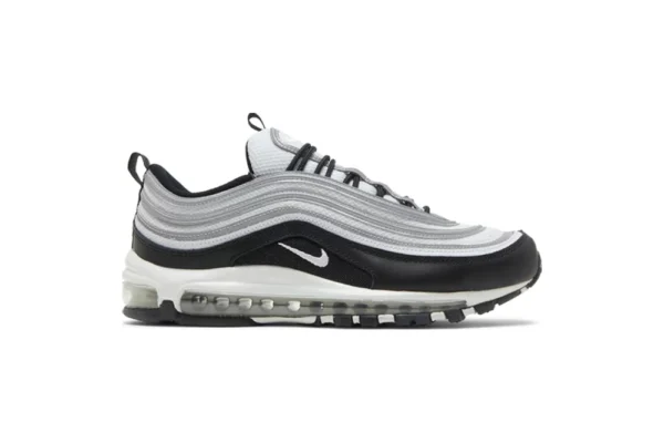 The Air Max 97 'Black Metallic Silver' Replica, 100% design accuracy replica shoes. Shop now for fast shipping!