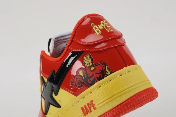 marvel x bapesta Iron man replica 1