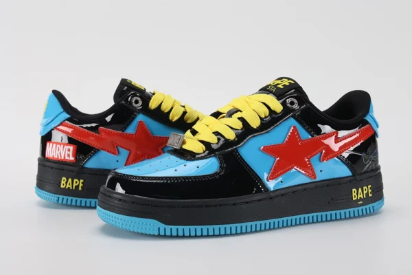 marvel x bapesta black widow replica 1