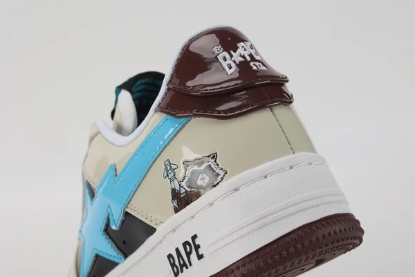 marvel x bapesta rocket raccoon replica 8