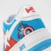 marvel x wmns bapesta captain america replica 8