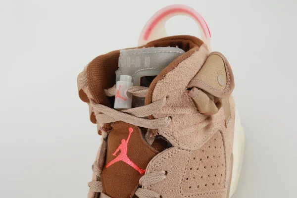 travis scott x air jordan 6 retro british khaki replica 5