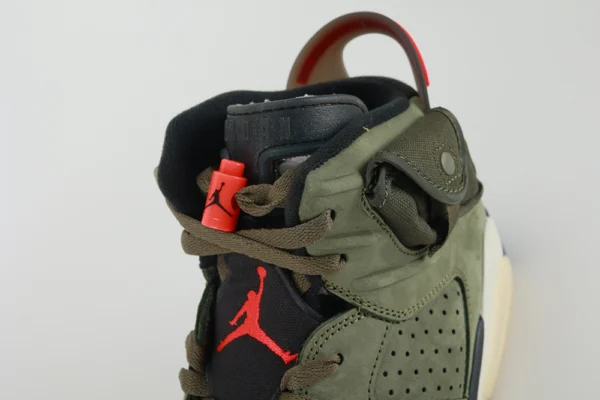 travis scott x air jordan 6 retro olive replica 5