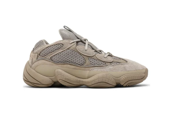 The Reps Yeezy 500 Taupe Light, 1:1 top-quality reps shoes. Material and shoe type are 100% accurate.