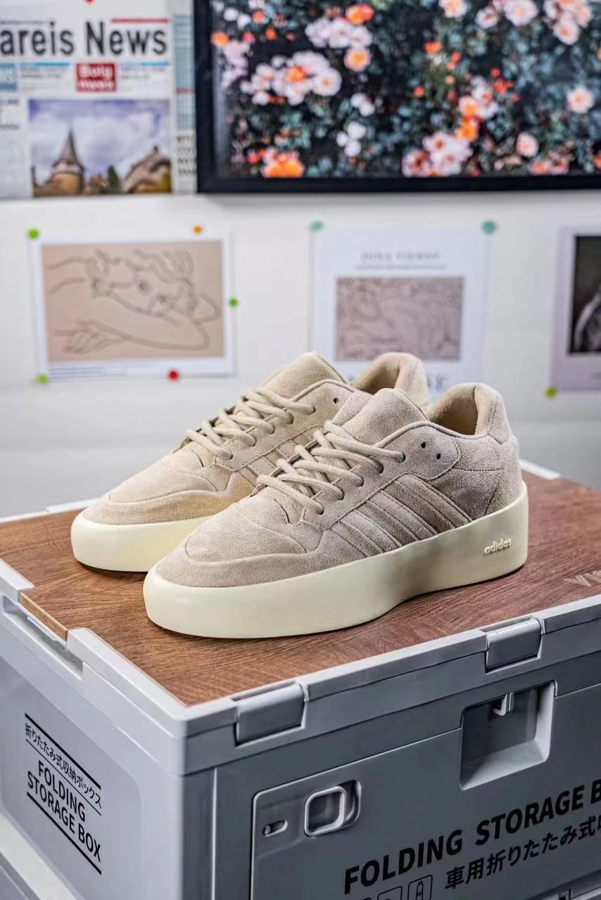 Fear of God x Adidas Originals Athletics 86 Low 'Sesame' REPS Shoes